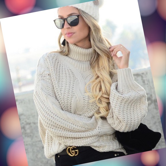 Bella Cable Knit Sweater - Picture 2 of 5